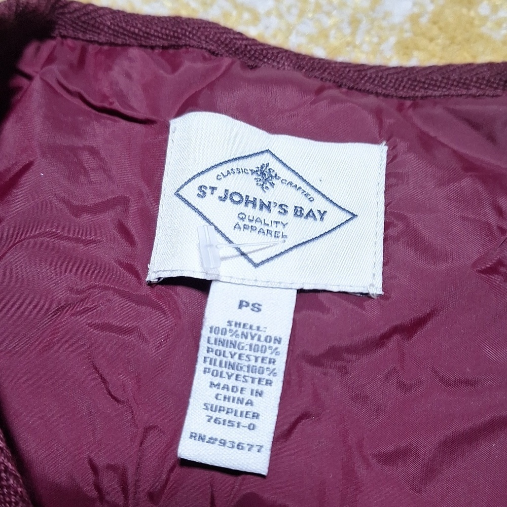 NWT St John's Bay PS deep ruby all weather coat - Picture 8 of 11
